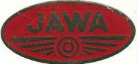 Jawa Sticker - scarlet / gold