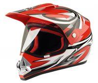 Enduro přilba CR6 WEST RED, velikost XL